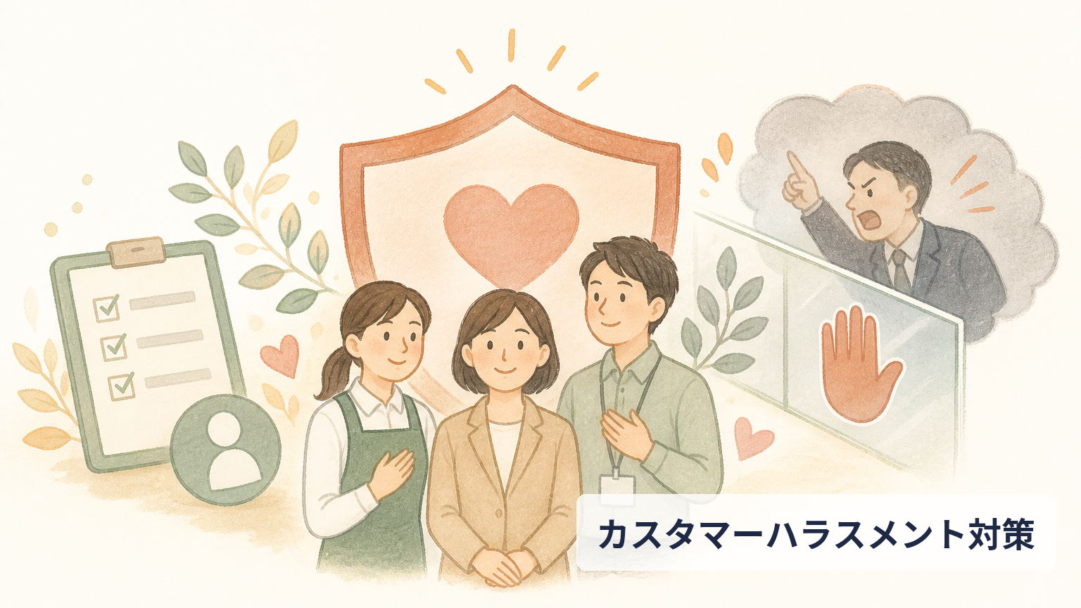 カスタマーハラスメント防止が2026年10月に義務化されます